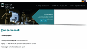 What Waterliniemuseum.nl website looked like in 2018 (5 years ago)