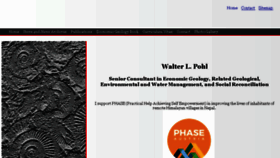 What Walter-pohl.com website looked like in 2018 (6 years ago)
