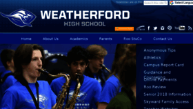 What Whs-hs.weatherfordisd.com website looked like in 2018 (5 years ago)