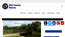 What Willcountyillinois.com website looked like in 2018 (5 years ago)