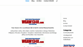 What Wgaw1340.com website looked like in 2018 (5 years ago)