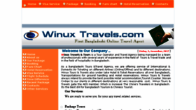 What Winuxtravels.com website looked like in 2018 (5 years ago)