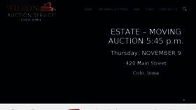 What Wilsonauctionservice.com website looked like in 2018 (5 years ago)