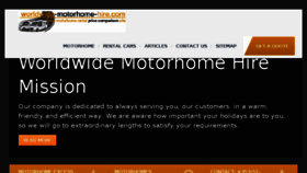 What Worldwide-motorhome-hire.com website looked like in 2018 (5 years ago)