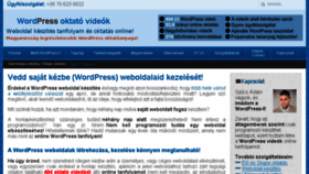 What Wpvideo.hu website looked like in 2018 (7 years ago)