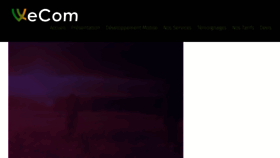 What Wecom.tn website looked like in 2018 (7 years ago)