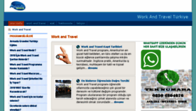 What Workandtravelturkiye.com website looked like in 2018 (7 years ago)