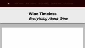 What Winetimeless.com website looked like in 2018 (5 years ago)