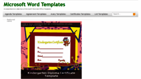 What Wordtemplatesonline.com website looked like in 2018 (6 years ago)