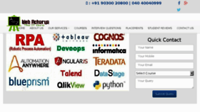 What Webacharya.com website looked like in 2018 (5 years ago)