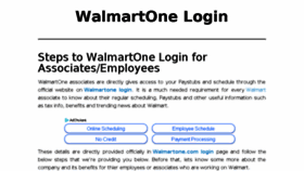 What Walmartonelogin.biz website looked like in 2018 (5 years ago)