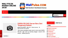What Walipulsa.com website looked like in 2018 (5 years ago)