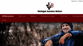 What Weingut-belzer.de website looked like in 2018 (5 years ago)