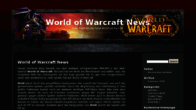 What Worldofwarcraft-news.de website looked like in 2011 (12 years ago)