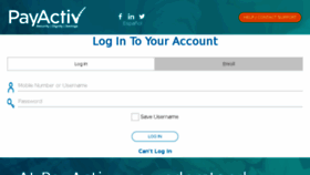 What Web.payactiv.com website looked like in 2018 (6 years ago)
