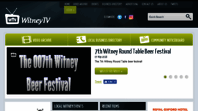 What Witneytv.co.uk website looked like in 2018 (6 years ago)