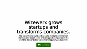 What Wizewerx.com website looked like in 2018 (5 years ago)