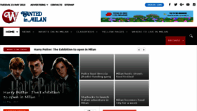What Wantedinmilan.com website looked like in 2018 (5 years ago)