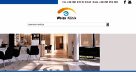 What Weissklinik.pl website looked like in 2018 (5 years ago)