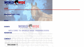 What Wwwarmbloods.com website looked like in 2018 (5 years ago)