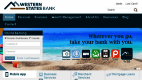 What Westernstatesbank.com website looked like in 2018 (5 years ago)