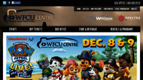 What Wfcu-centre.com website looked like in 2018 (6 years ago)