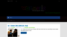 What Wrzmusic.biz website looked like in 2018 (5 years ago)