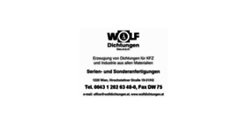 What Wolfdichtungen.at website looked like in 2018 (5 years ago)