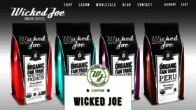 What Wickedjoe.com website looked like in 2018 (5 years ago)