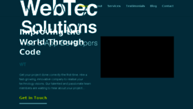 What Webtecsolutions.com.au website looked like in 2018 (5 years ago)