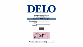 What Webmail.delo.si website looked like in 2018 (5 years ago)
