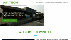 What Wintech.com.my website looked like in 2018 (5 years ago)