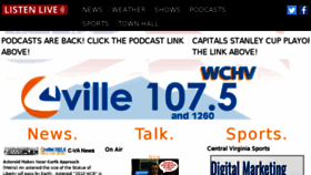What Wchv.com website looked like in 2018 (6 years ago)
