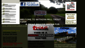 What Withernmilltroutfarm.co.uk website looked like in 2018 (5 years ago)