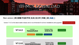 What Whmcs.download website looked like in 2018 (5 years ago)