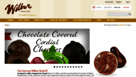 What Wilburchocolate.com website looked like in 2018 (5 years ago)