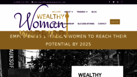 What Wealthywomanwarrior.com website looked like in 2018 (6 years ago)