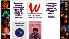 What Watershedtheatre.com website looked like in 2018 (5 years ago)