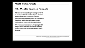 What Wealthcreationformula.com website looked like in 2018 (6 years ago)