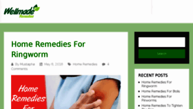 What Wellmaderemedies.com website looked like in 2018 (5 years ago)
