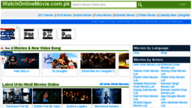 What Watchonlinemovie.com.pk website looked like in 2018 (8 years ago)