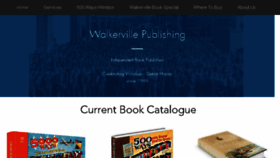What Walkerville.com website looked like in 2018 (5 years ago)