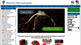 What Worldofenvelopes.com website looked like in 2018 (5 years ago)