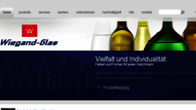 What Wiegand-glas.de website looked like in 2018 (5 years ago)