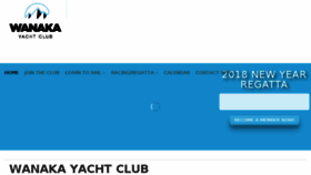 What Wanakayachtclub.co.nz website looked like in 2018 (6 years ago)