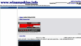What Winampskins.info website looked like in 2018 (5 years ago)