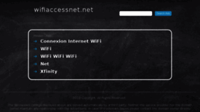 What Wifiaccessnet.net website looked like in 2018 (5 years ago)