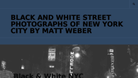 What Weber-street-photography.com website looked like in 2018 (5 years ago)