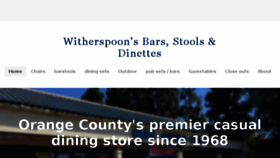 What Witherspoons.com website looked like in 2018 (5 years ago)