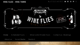 What Wineflies.co.za website looked like in 2018 (5 years ago)